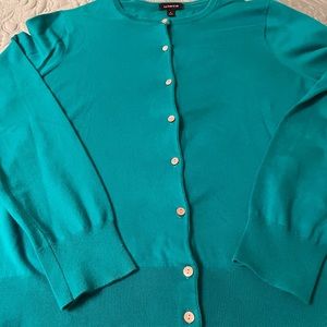 Lands end cardigan and matching shirt